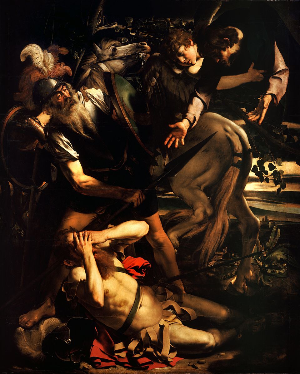 <p><span style="font-family: &quot;Arial Narrow&quot;, sans-serif"><em>The Conversion of Saint Paul</em> by Caravaggio</span></p>
