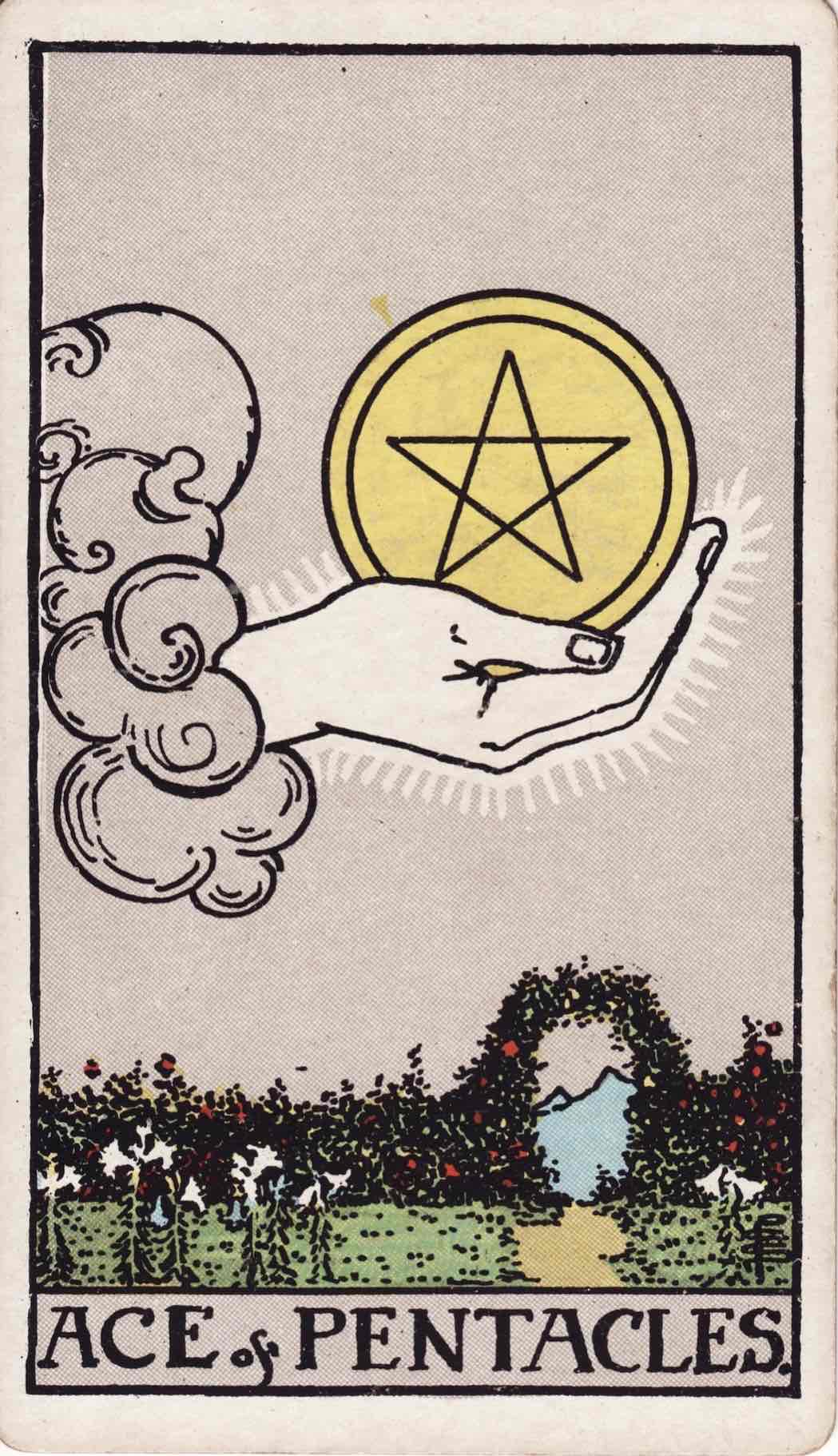 <p>Ace of Pentacles</p>