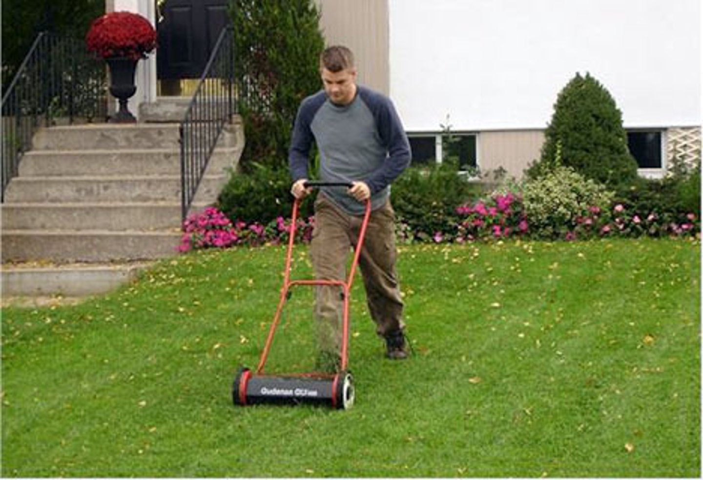 <p>to cut the lawn</p>