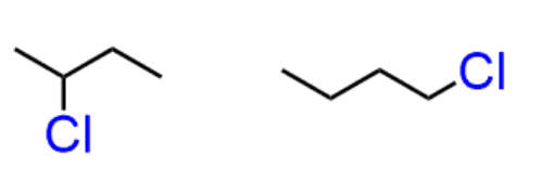 <p>same formula, atoms connected differently?</p>