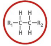 <p>Which functional group is shown? (R = rest of molecule, X = any halogen)</p>