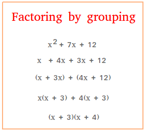 <p>Using the <strong>grouping method</strong></p>