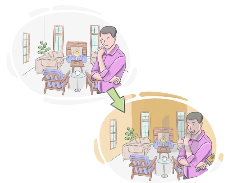 <p>transformar, remodelar</p>