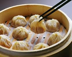 small steamed meat-filled buns with soup