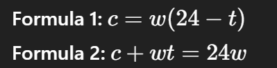 <p>Shows trade-off between leisure time (t) and consumption (c)</p>