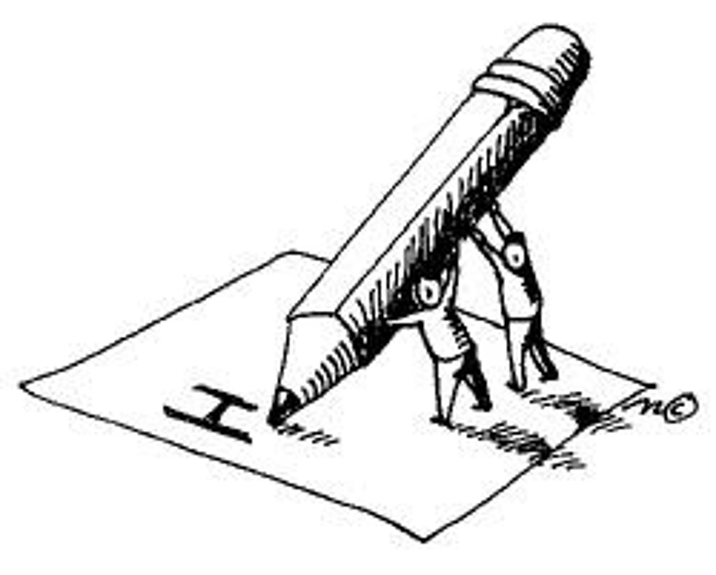 <p>To write to</p>
