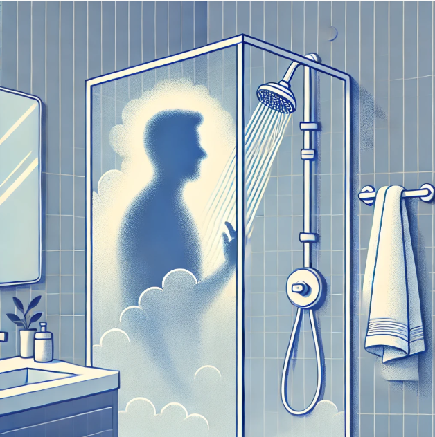 <p>To take/have a shower</p>