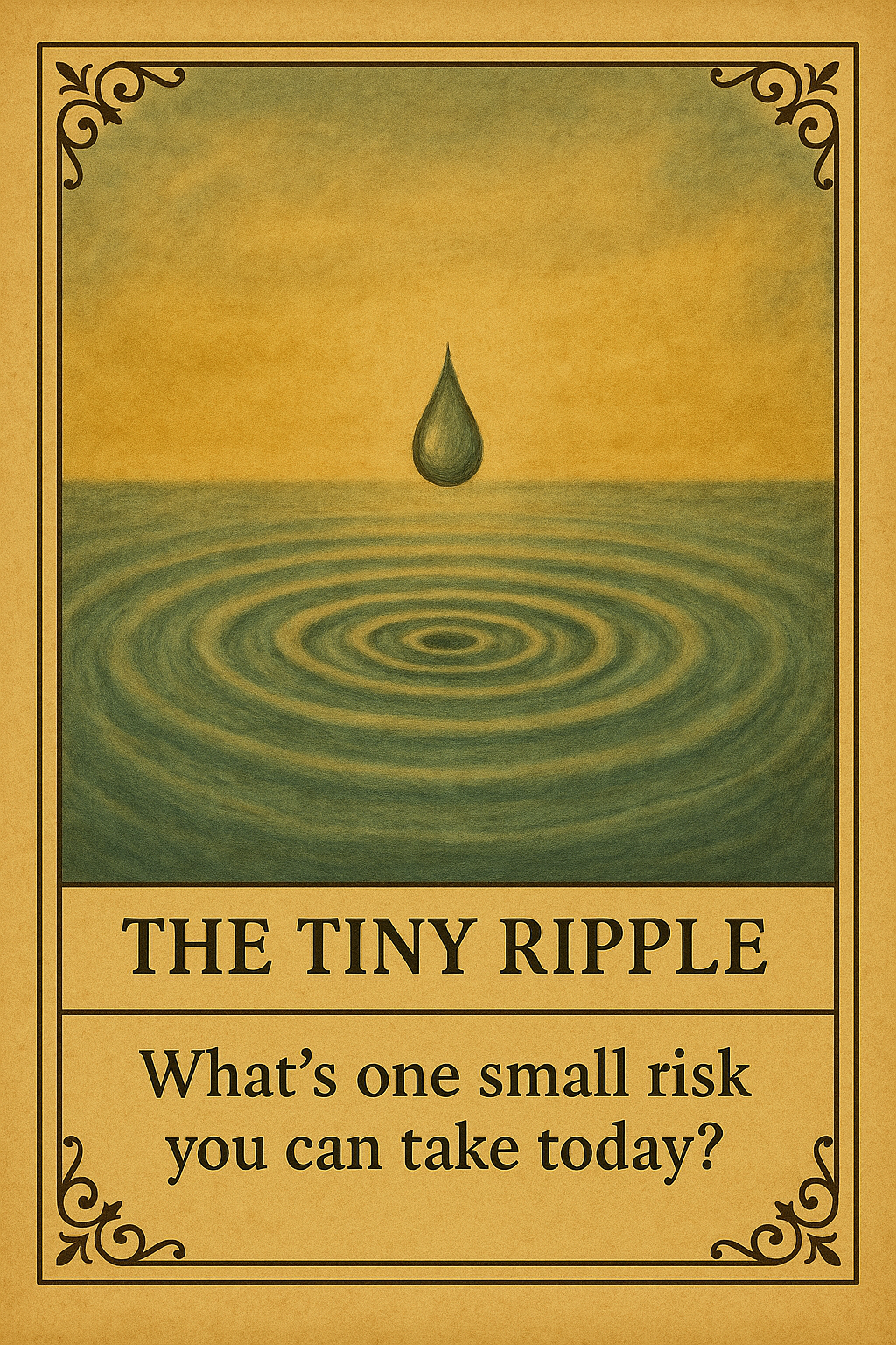 <p>What’s one small risk you can take today?</p>