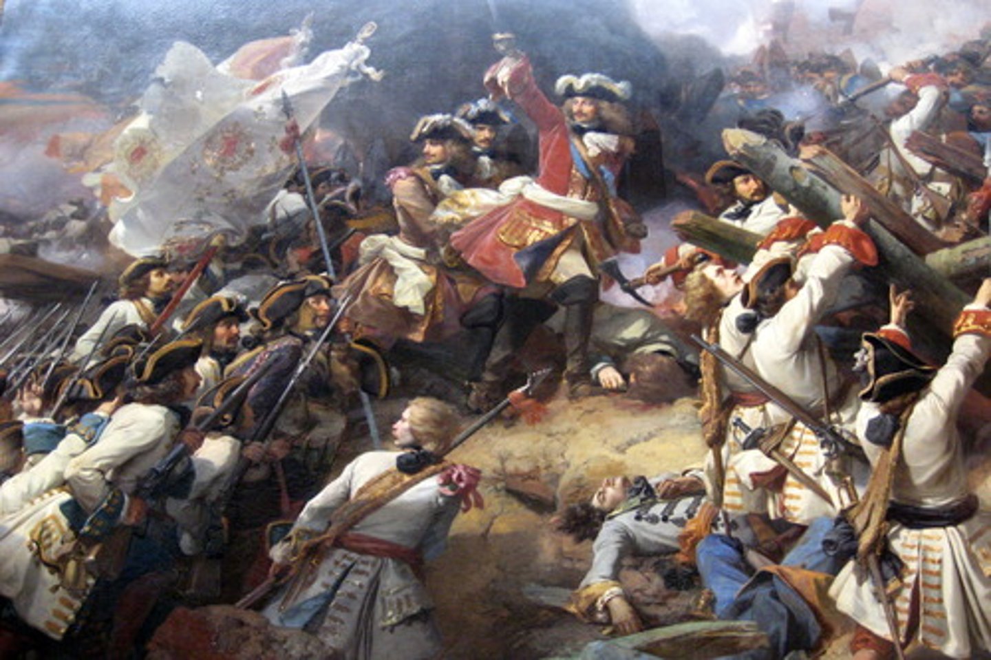 <p>Several European states, including England, formed an alliance to stop Louis XIV from gaining power over Spain after the death of Charles II in this war.</p>