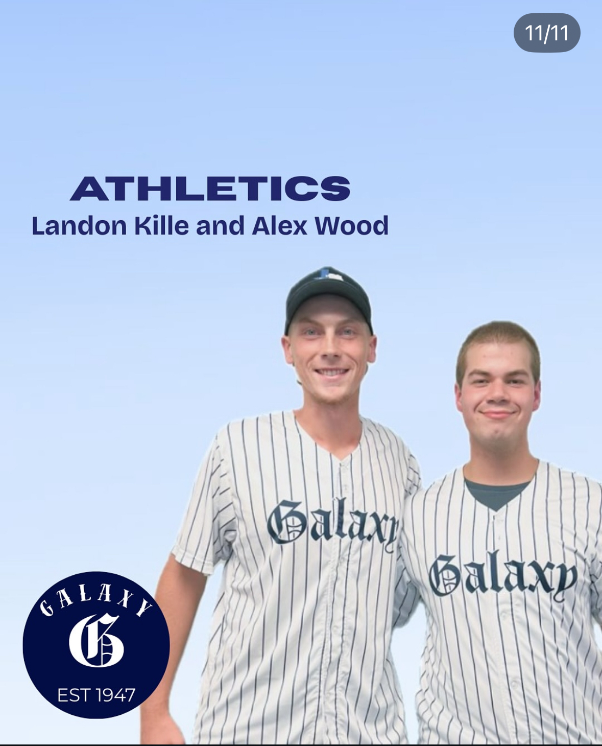 <p>Landon Kille and Alex Wood</p>