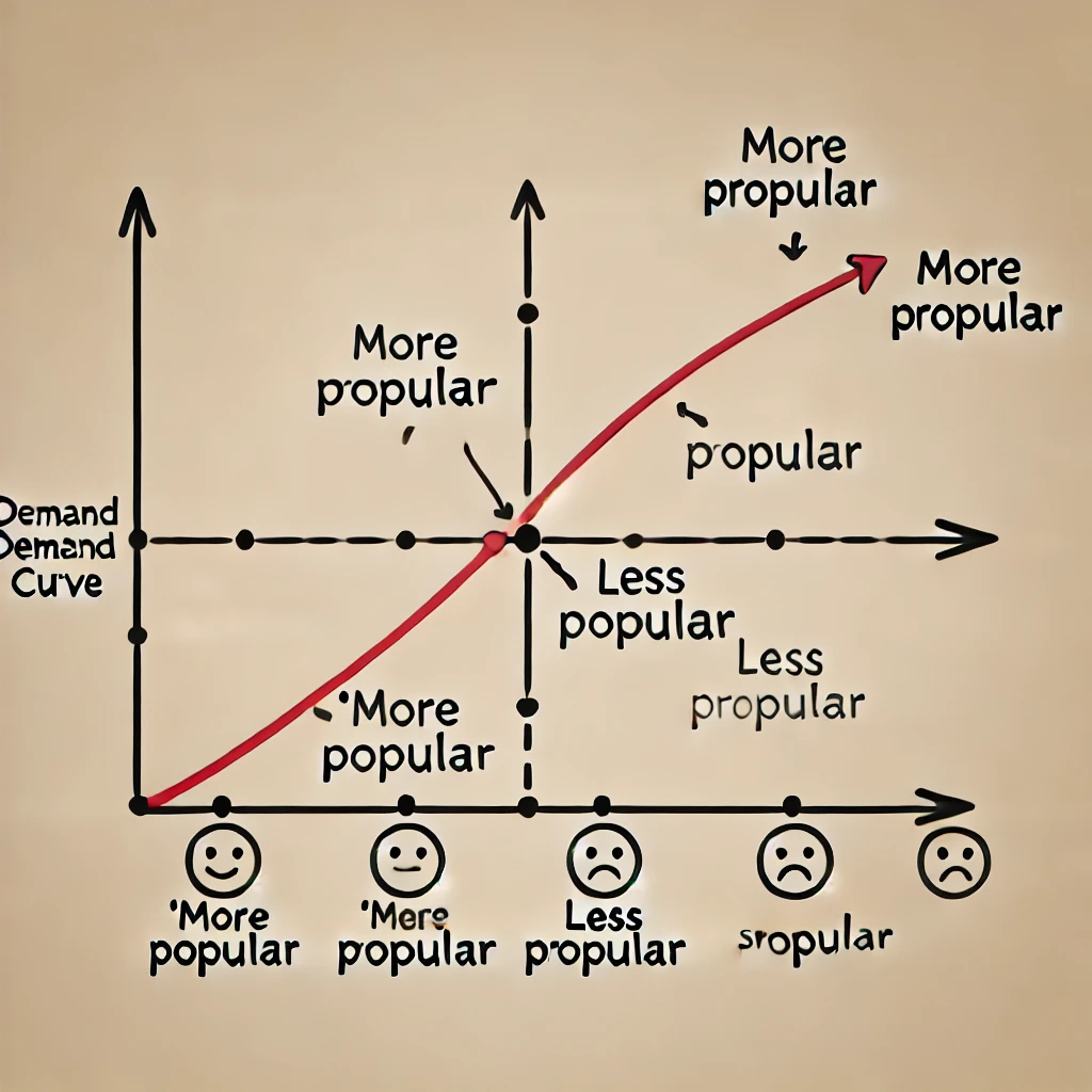 <p><span style="color: yellow">Discuss the impact of a change in tastes and preferences on the demand curve.</span></p>