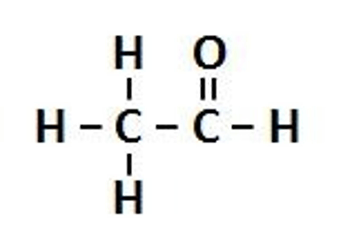 <p>a carbon atom shares a double bond with an oxygen atom and a single bond with a hydrogen atom &amp; with another atom or group of atoms</p>