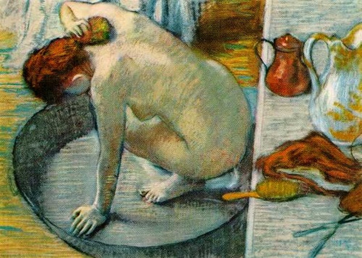 <p>DEGAS, The Tub, 1886.</p>