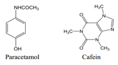 <p>Hỗn hợp paracetamol và cafein trong dược phẩm sau khi chiết có thể được tách và định lượng bằng phương pháp HPLC với đầu dò dãy diode quang do cấu trúc của hai dược chất này có các nối đôi liên hợp và các nhóm mang màu.</p>
