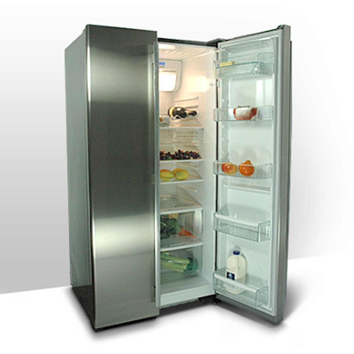 <p>a refrigerator (brand)</p>