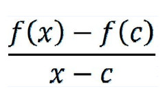 <p>f &apos;(x) is the limit of the following difference quotient as x approaches c</p>