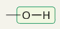 <p>wavenumber range and shape of O-H participating in H-bonding</p>