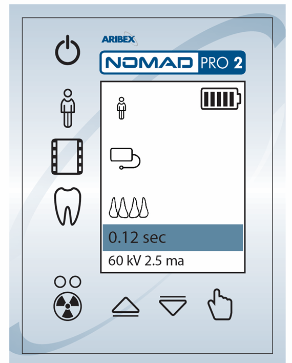 <p><span>What image receptor is being used with the following settings?</span></p>