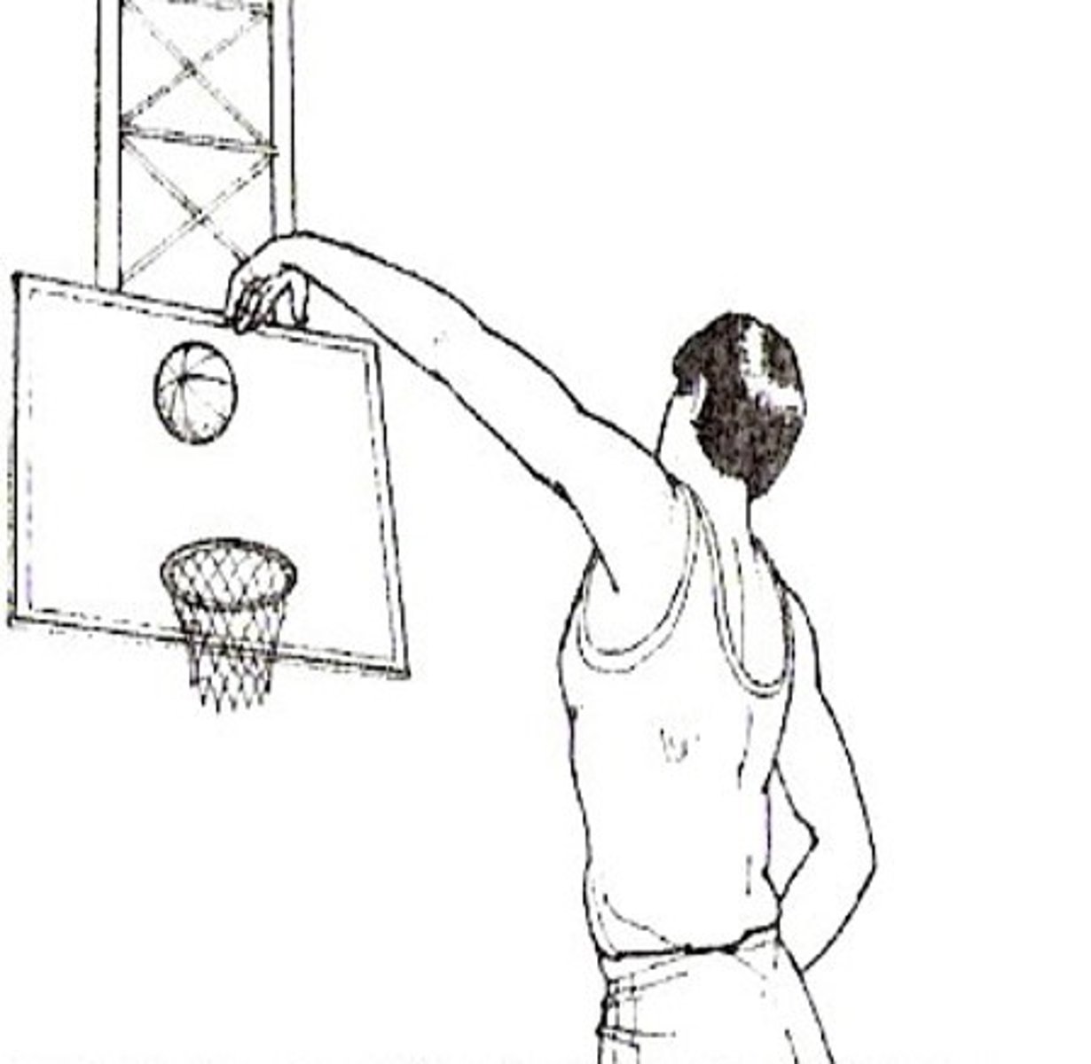 <p>to shoot the ball</p>