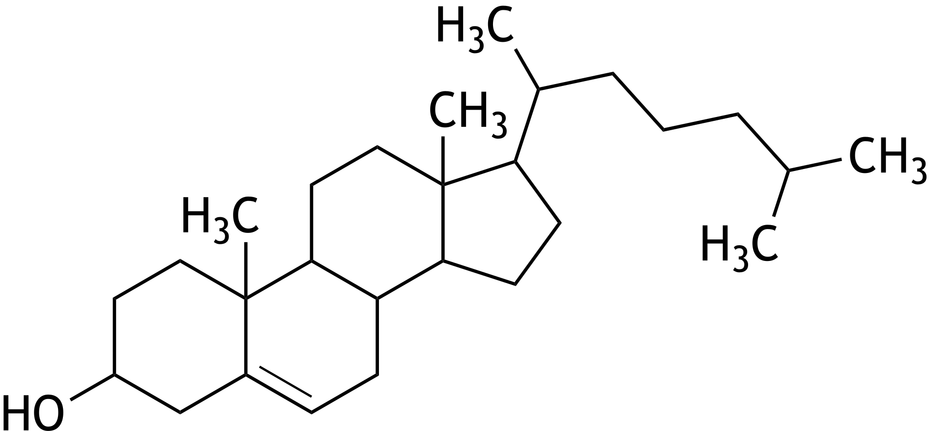 <p>66. Biosynthetically produced cholesterol exists in only one isomeric form, even though cholesterol contains several chiral centers.</p><p>How many chiral centers does the cholesterol molecule shown below contain in total?</p><p>A. 4</p><p>B. 6</p><p>C. 8</p><p>D. 10</p><p>E. 12</p>