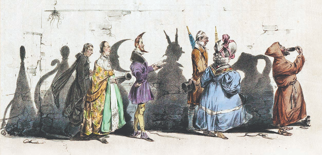 <p>What style was Grandville, Cast Shadows, in La Caricature 1, no.2 (November 11, 1830) created in?</p>