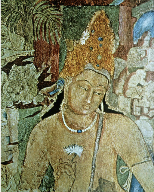 <p><span style="color: rgb(0, 0, 0);"><br>Ajanta Cave 1; interior, Left shrine, interior wall, <mark data-color="yellow" style="background-color: yellow; color: inherit;">Bodhisattva</mark></span><span style="color: rgb(0, 0, 0);"><mark data-color="yellow" style="background-color: yellow; color: inherit;"><br></mark></span><span style="color: rgb(0, 0, 0);"><mark data-color="yellow" style="background-color: yellow; color: inherit;">Padmapani</mark></span></p>