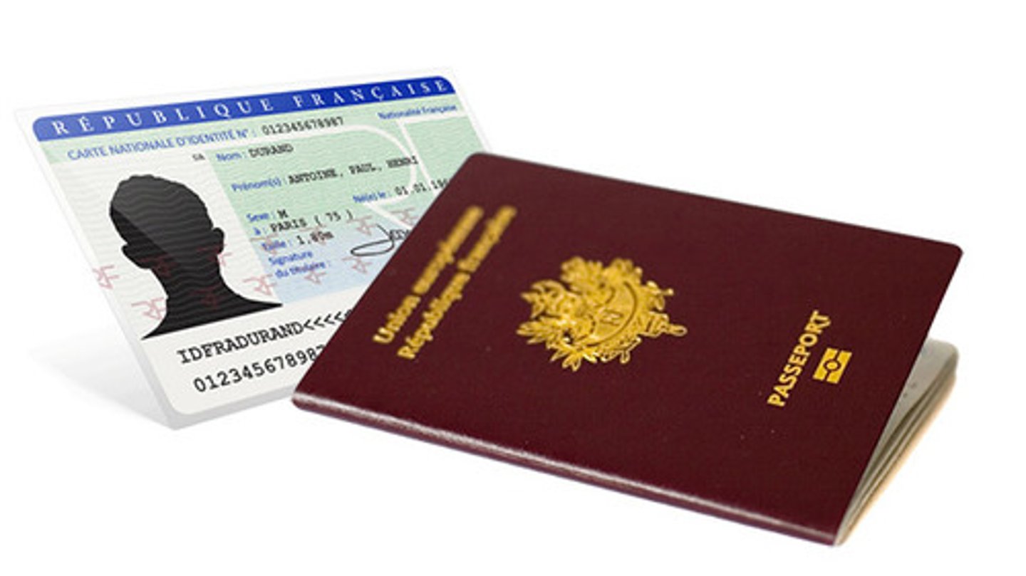 <p>identification (document)</p>
