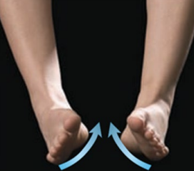<p>turning plantar surface inward</p>