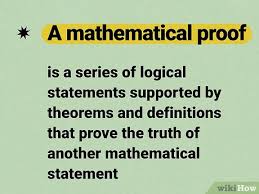 <p>The logical way in which mathematicians demonstrate that a statement is true</p>