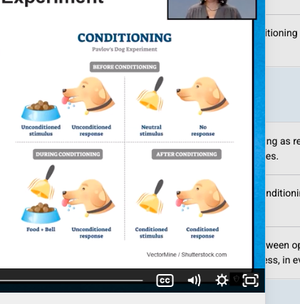 <p>Pairing food with a bell caused the dog to salivate= Association/Acquisition </p><p>-Any stimulus that can be paired with another to make an association </p>