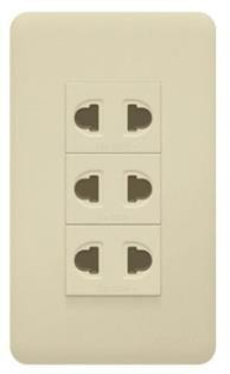 <p>An outlet that allows for two separate circuits to be connected.</p>