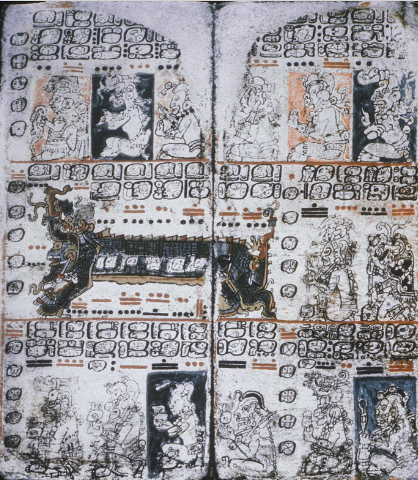 <ul><li><p><span>Glyphic texts</span></p></li><li><p><span>4-5 codices from Postclassic in Central Mexico</span></p></li><li><p><span>Dresden Codex is the most well preserved</span></p></li><li><p><span>Tall pages</span></p></li><li><p><span>In Mayan region, codices are usually divinitory/astronomical almanacs</span></p></li><li><p><span>Usually made from the bark of a fig tree/treated animal skin</span></p></li><li><p><span>Accordion folded</span></p></li></ul><p></p>