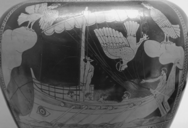 <p>Who is tied to the mast? (Figure 12.1)</p>