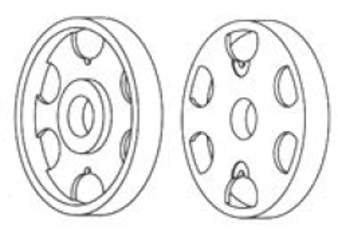 <p>Timber Connector</p><p>When installed these lie flush with the timber surface. They are used singly or in pairs. In timber to metal connections the plate is placed with its back towards the metal.</p>