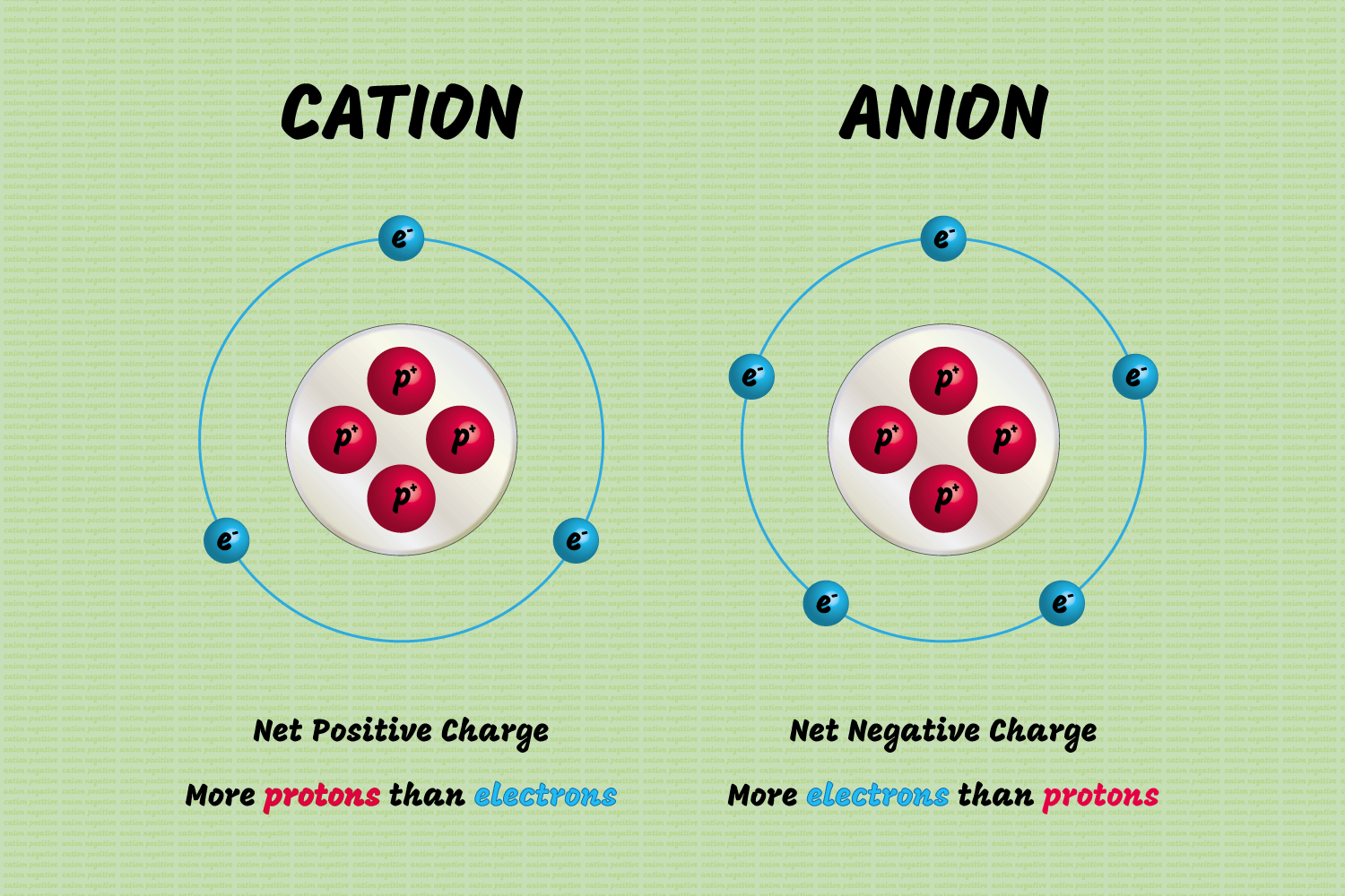 <p>- "A negatively charged ion</p><p>- Attracted to the cathode"</p>