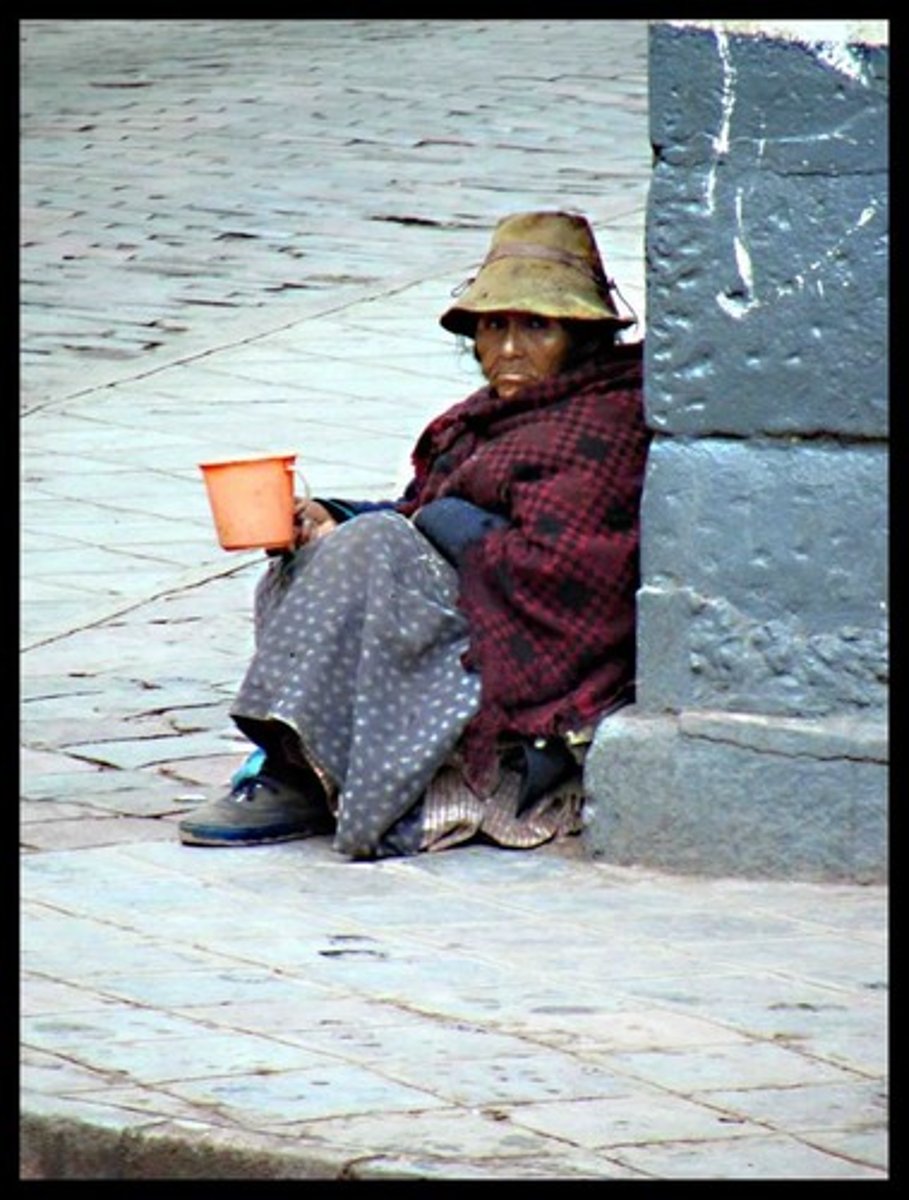 <p>poor people</p>