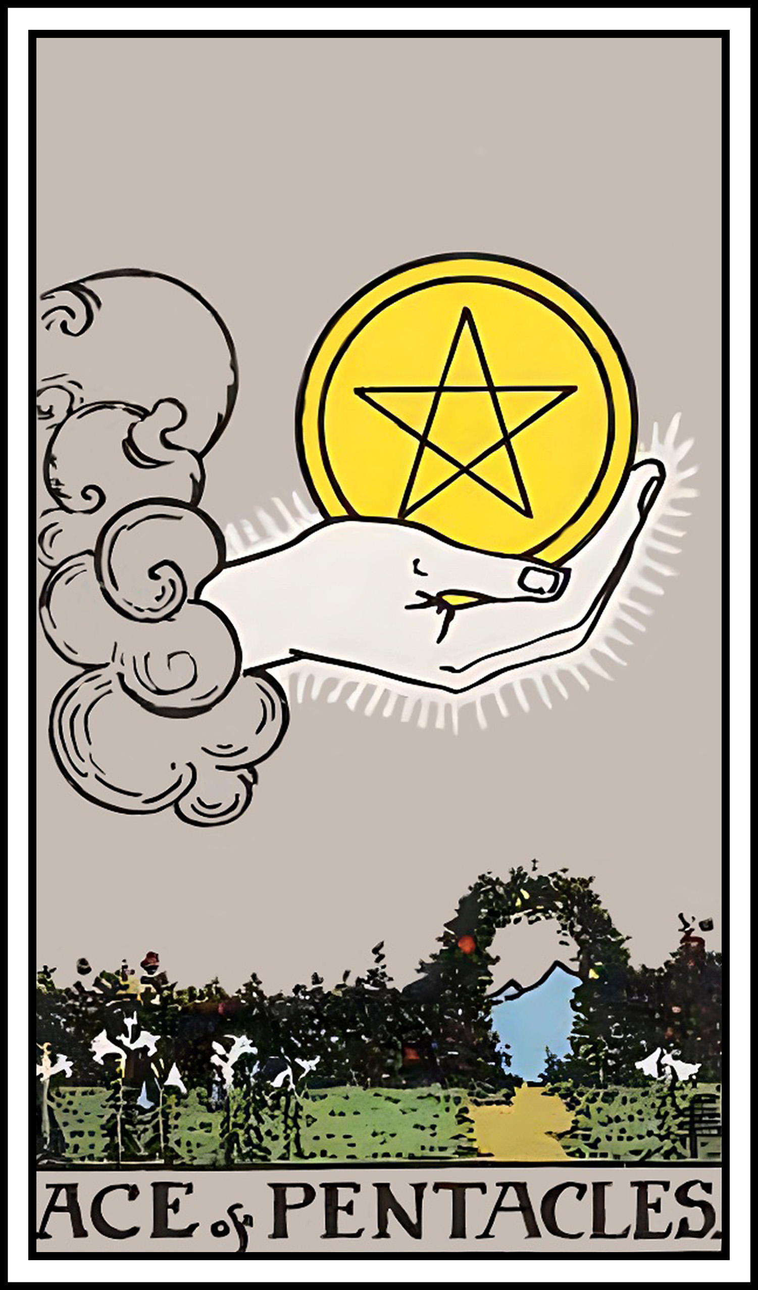 <p>ace of pentacles</p>