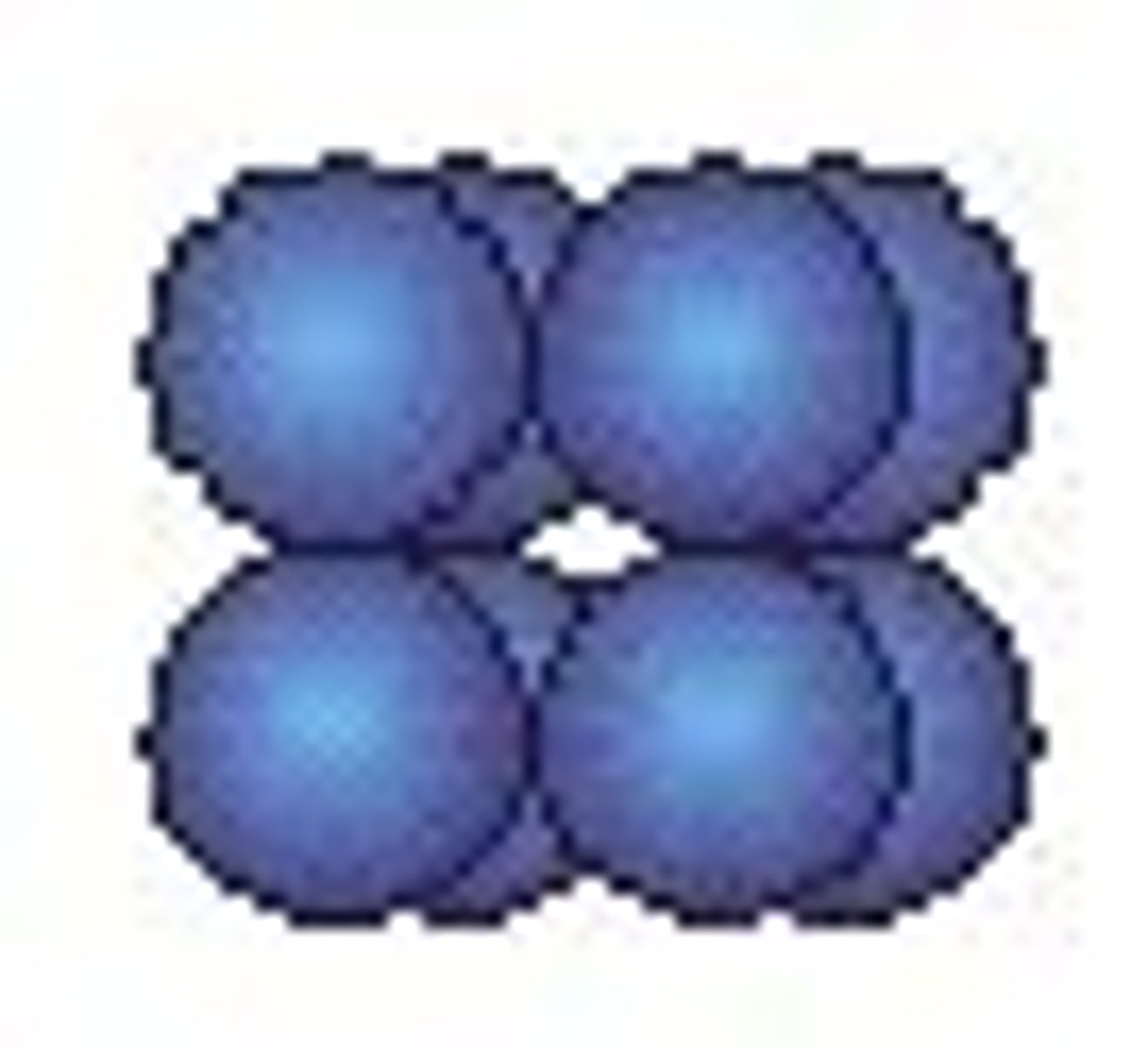 <p>cubic configuration of 8 cocci</p>