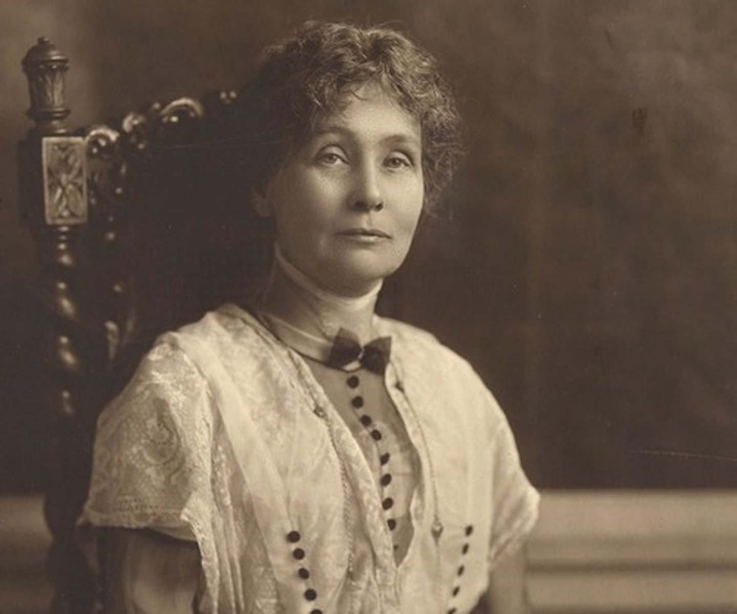 <p>Leader of the WSPU (Women's Social and Political Union), which fought for women's suffrage in Britain.</p>