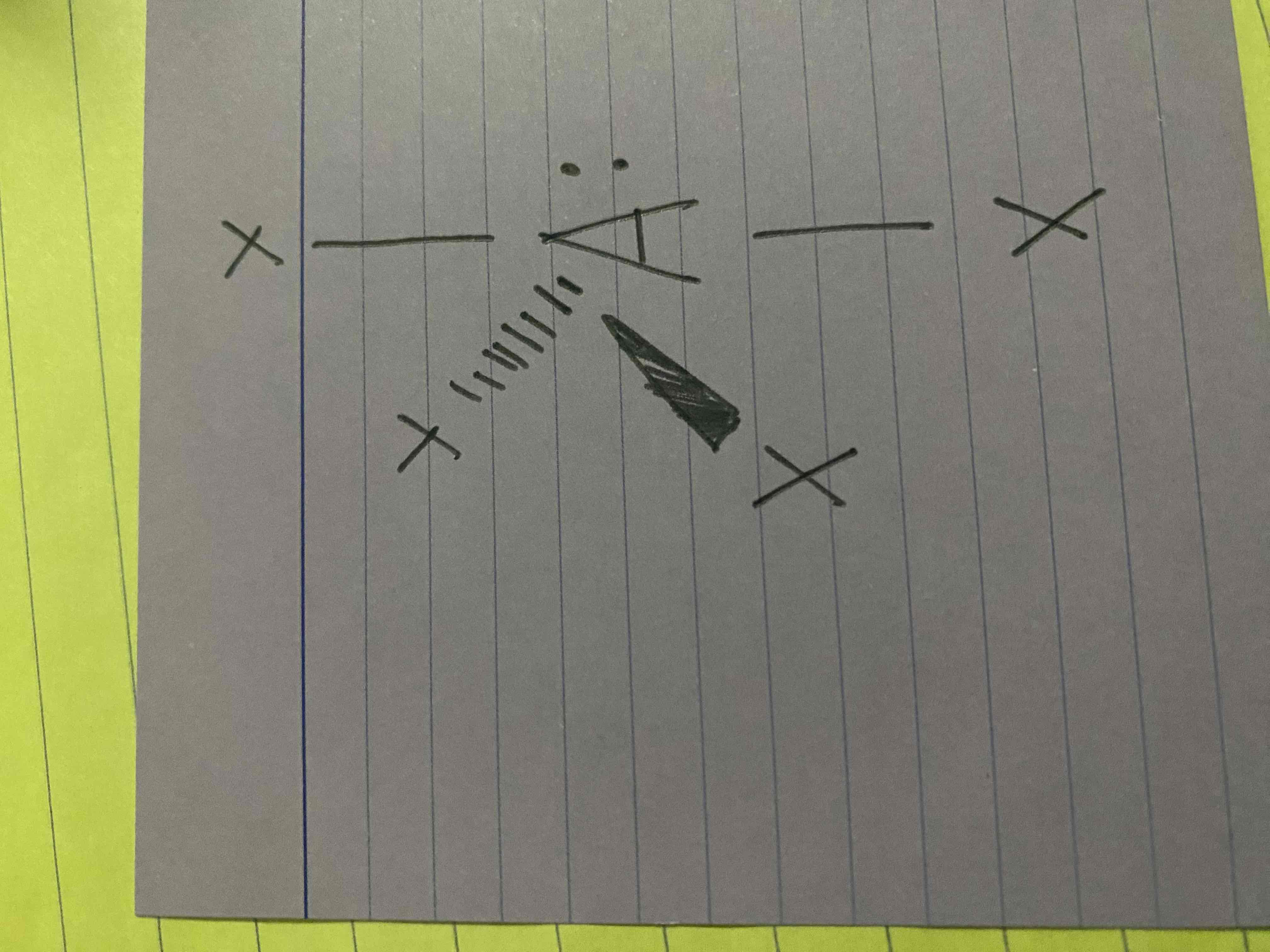 <p>What molecular geometry is shown here?</p>