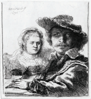 <p>Self-Portrait with Saskia</p>