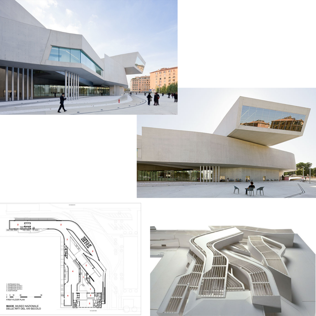 <p>Contemporary Moment, Zaha Hadid, Rome, Italy, 1999-2010</p>