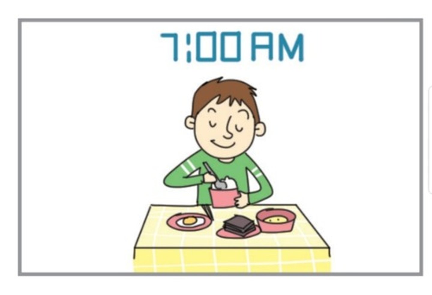 <p>desayunar</p>