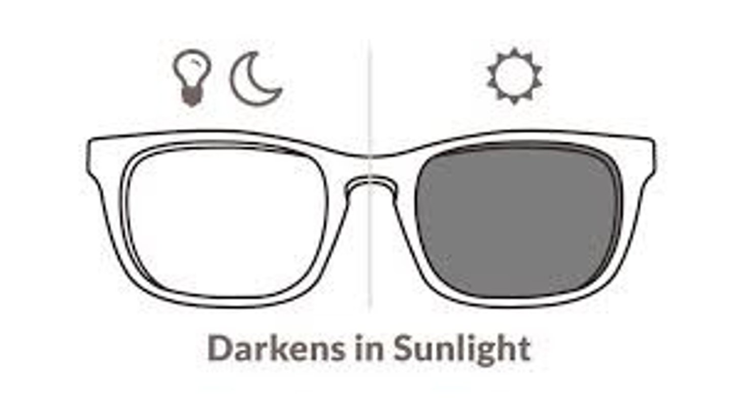 <p>Glass that changes its color properties in response to light intensity hitting the surface</p>
