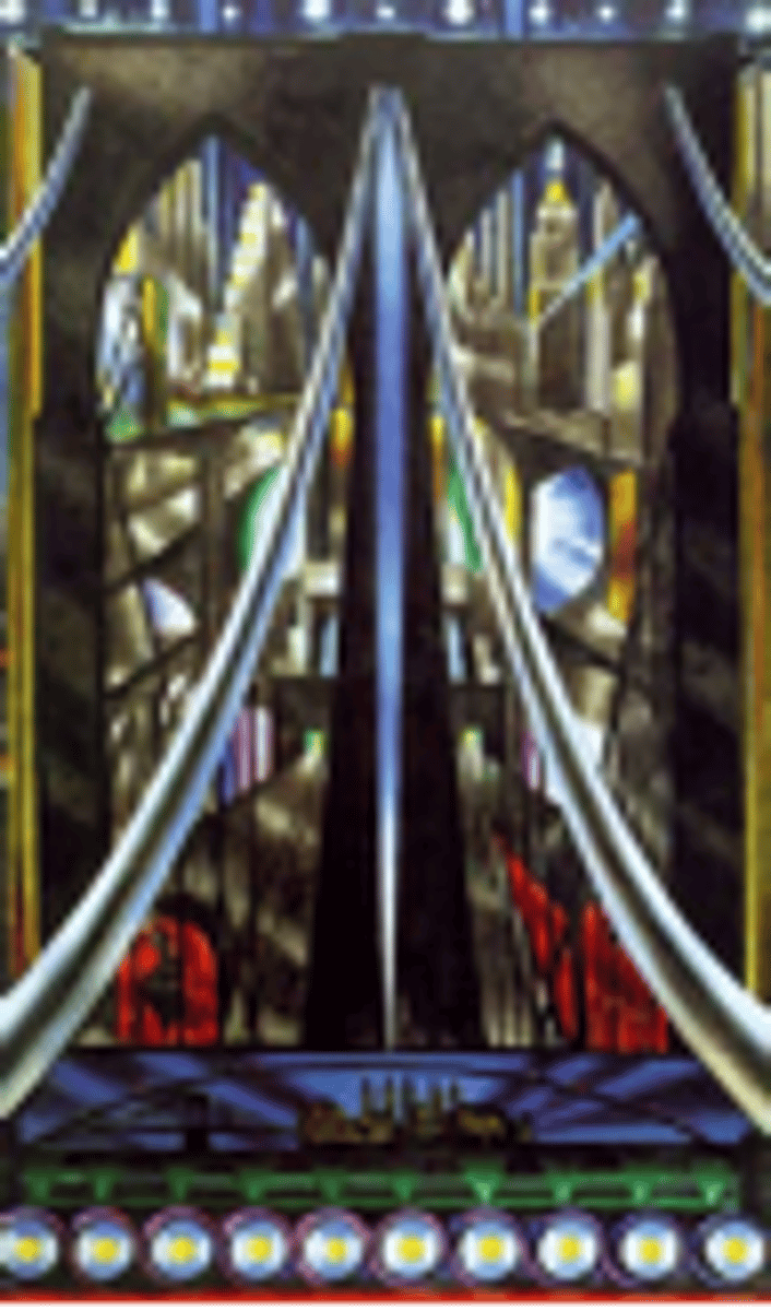 <p>Joseph Stella, Brooklyn Bridge, 1939</p>