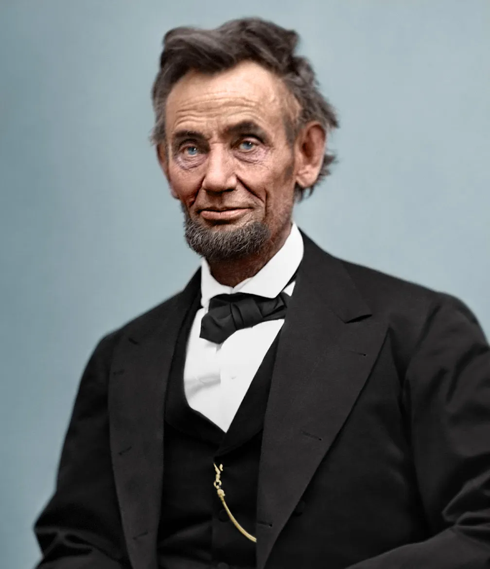 <p>Abraham Lincoln (“Honest Abe”) <span data-name="top_hat" data-type="emoji">🎩</span><span data-name="person_bearded" data-type="emoji">🧔</span><span data-name="clap" data-type="emoji">👏</span></p>