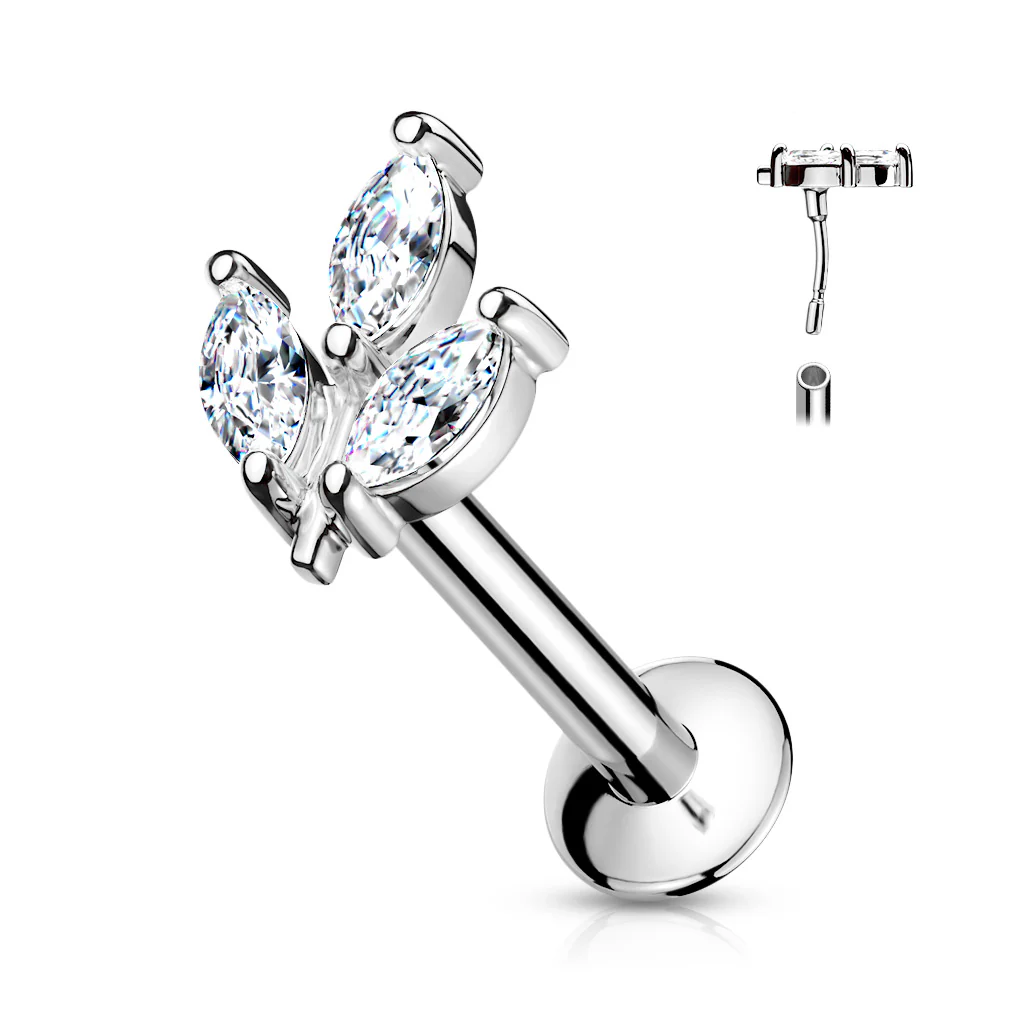 <p>Labret Titanium Push In</p>