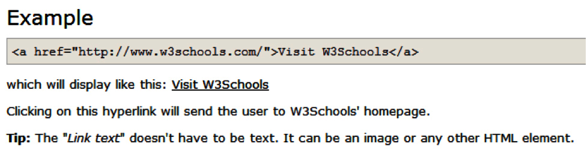 <p>Links are created using <u>Hypertext Markup Language (HTML)</u></p>