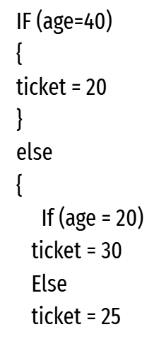 <p>conditional statements found inside conditional statements</p>