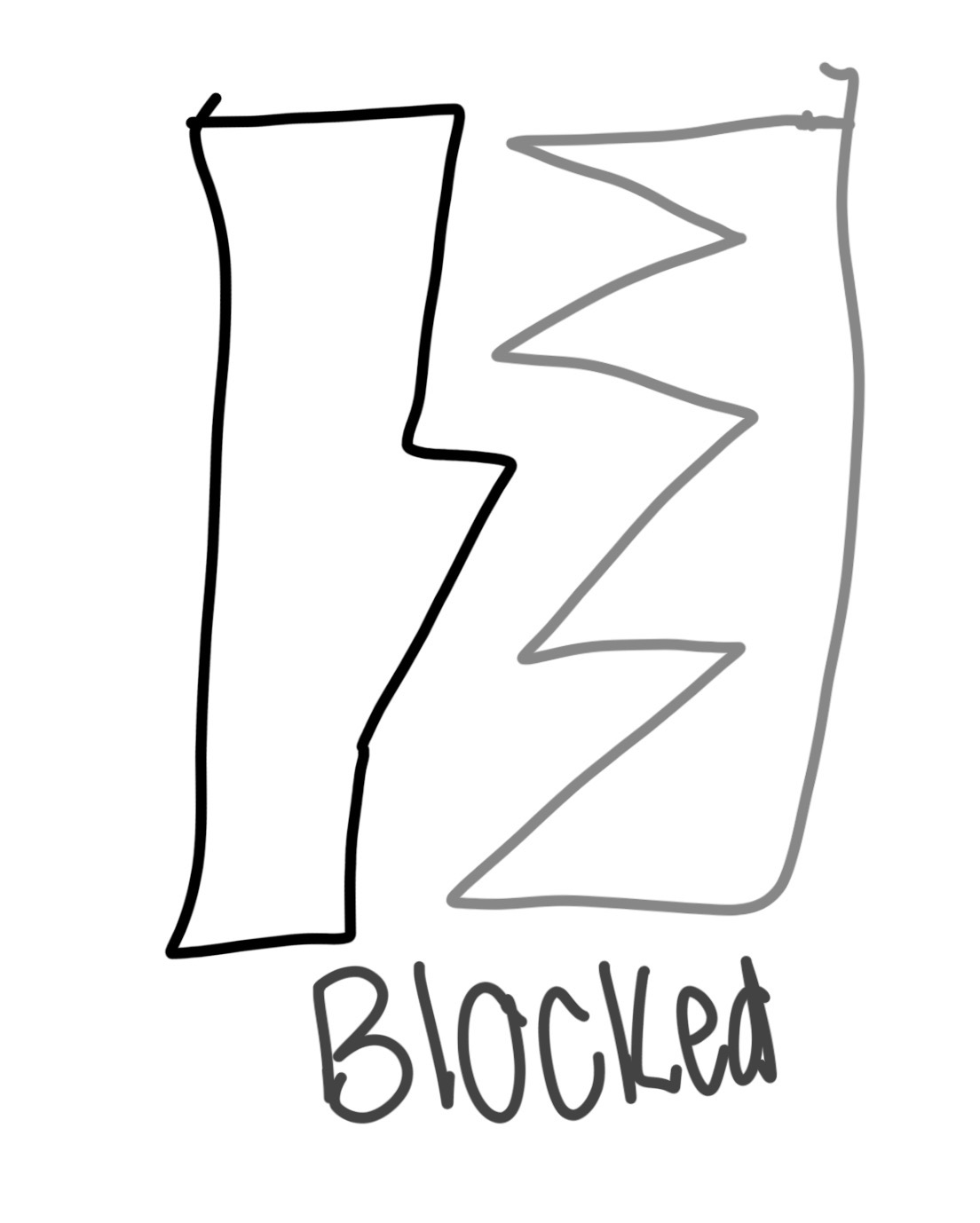 <p>inhibits/blocks the dendrite receptor</p>